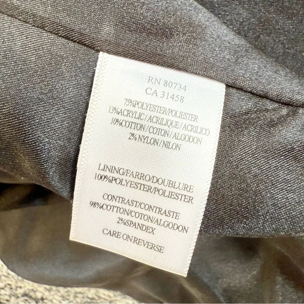 BCBGirls Stylish Tweed Black and Gray Jacket Size - Picture 14 of 15